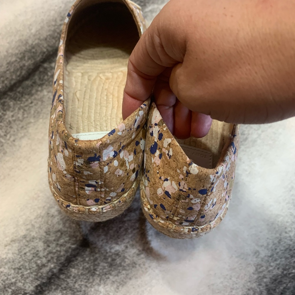{ Tory Burch } Ines Espadrille New Ivory Confetti - Picture 3 of 8